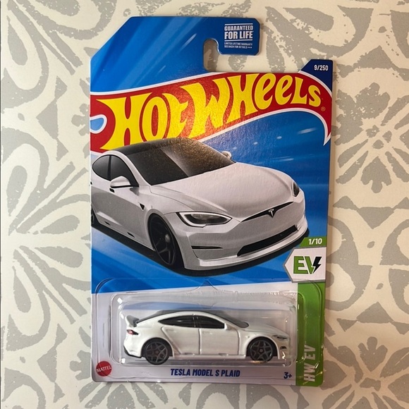 Hot wheels Other - Hot Wheels- Tesla Model S Plaid - White